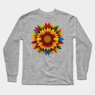 Mandala Design Long Sleeve T-Shirt